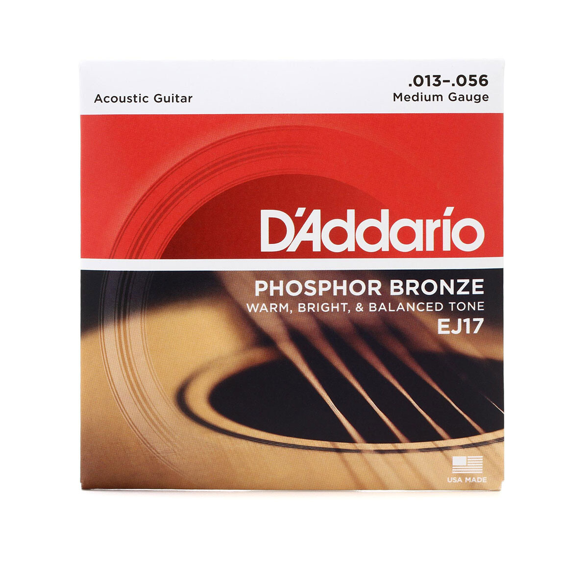 Encordado Folk Daddario Ej17 Phosphor Bronze 013 