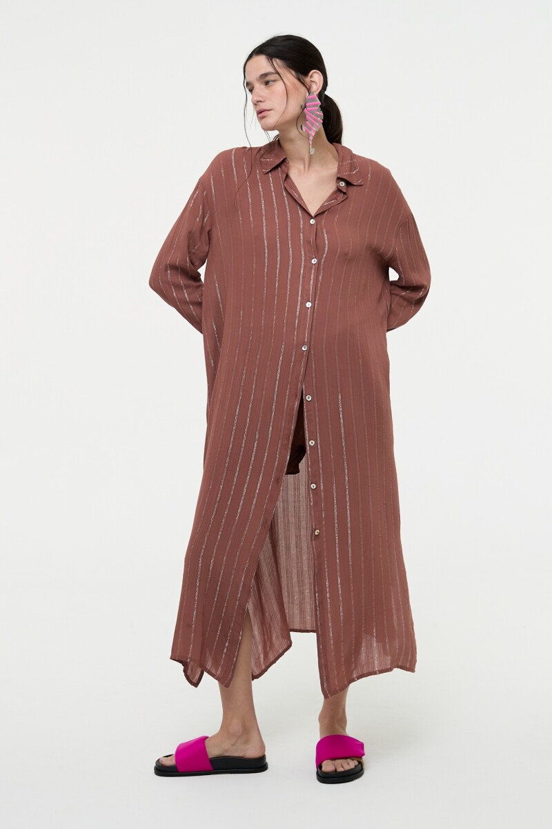 CAMISA LARGA Canela