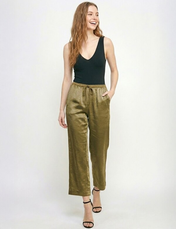 Pantalon Saten OLIVA