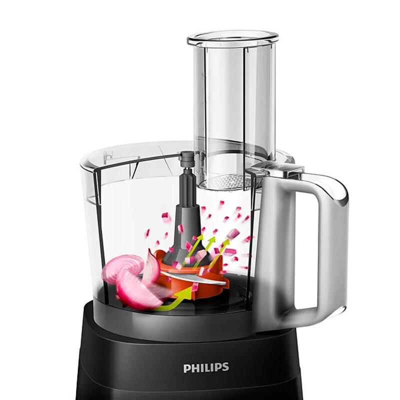 PROCESADOR PHILIPS HR 7302 -6 Accesorios- 750W -Negro N/A