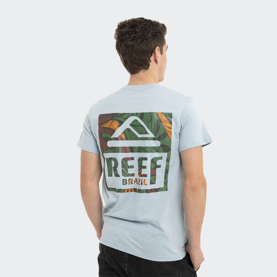 Remera Reef Classic Celeste