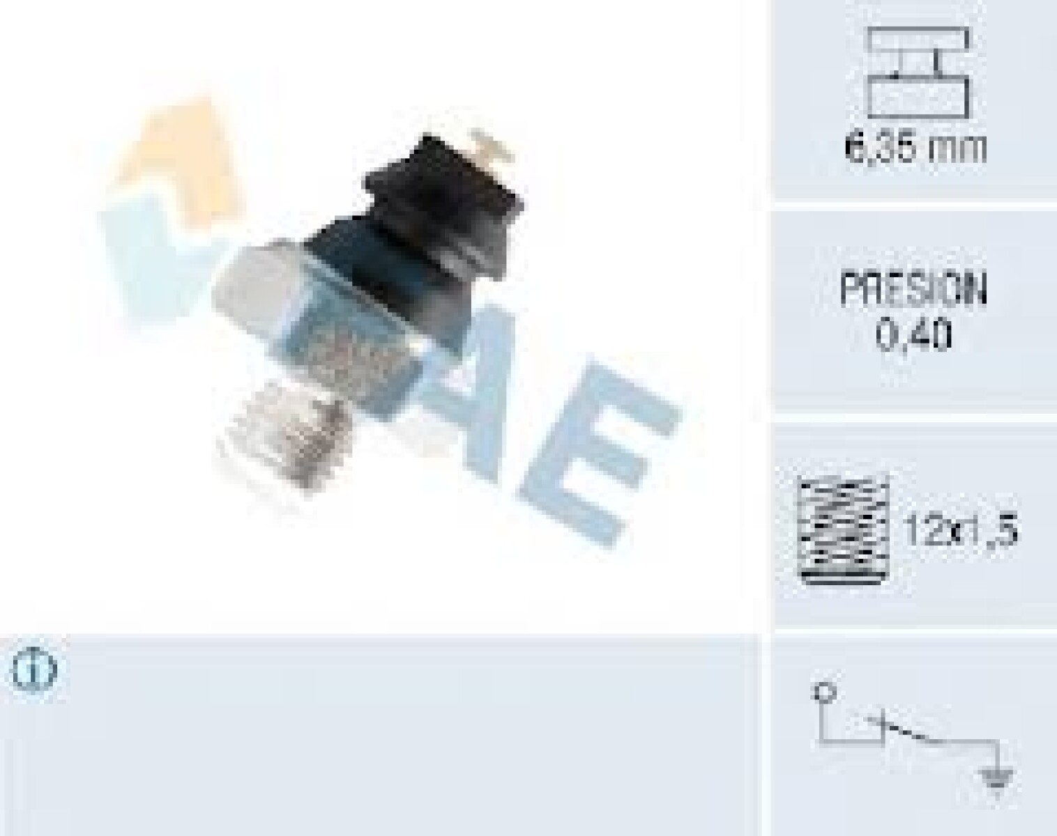 BULBO INTERRUPTOR BMW ACEITE BMW 12X1.5 FAE 