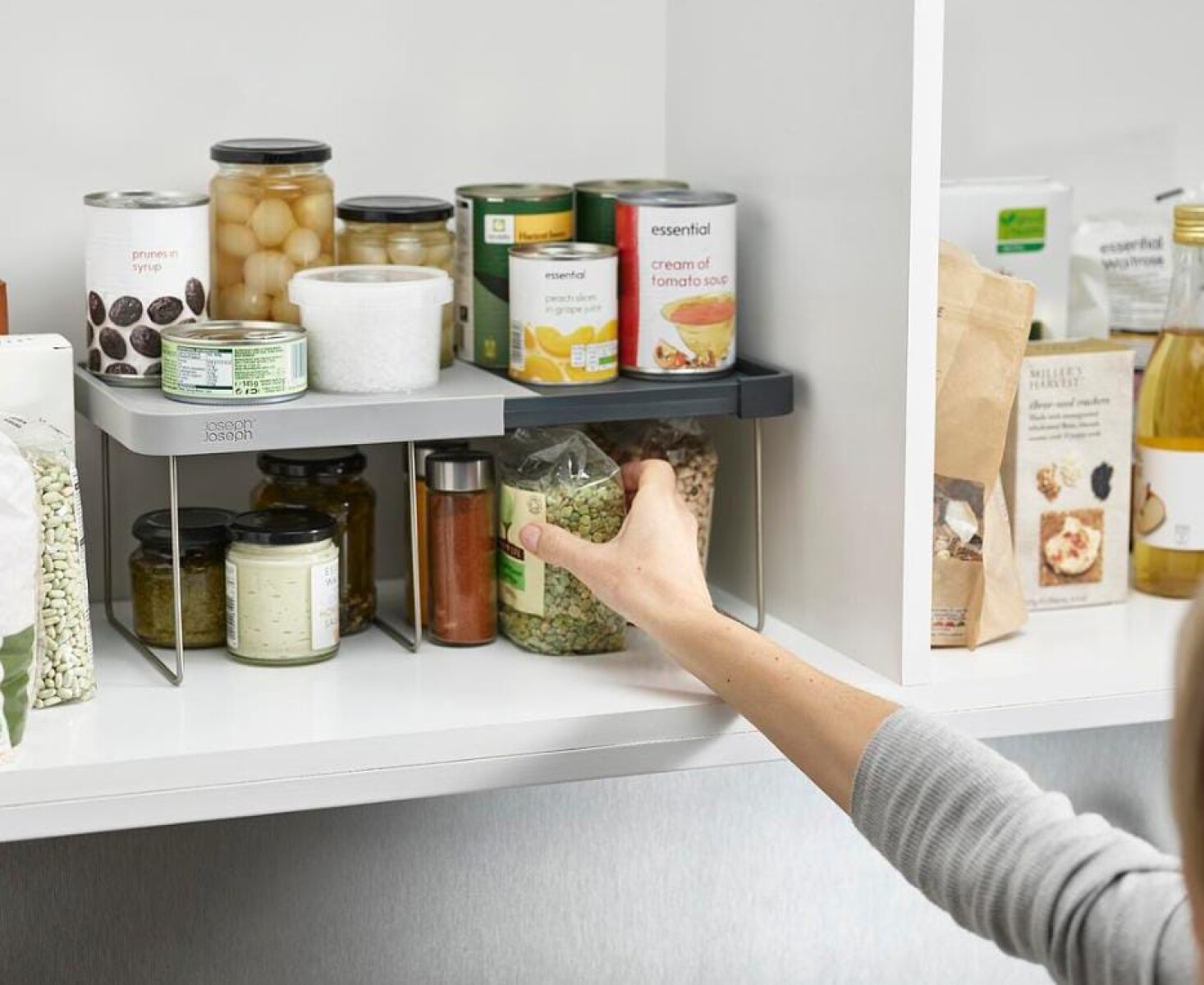 Estante desplegable CupboardStore™ (gris) 