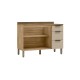 Modulo Bajo Mesada Para Cocina C/Tapa Dos Puertas Tres Cajones De 1.20Cm GAMAS DE BEIGE