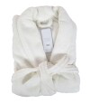 Bata de Cama Microfibra Home Class Talle P al XG Blanco