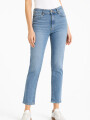 Pantalon Jeaniu Azul Grisaceo