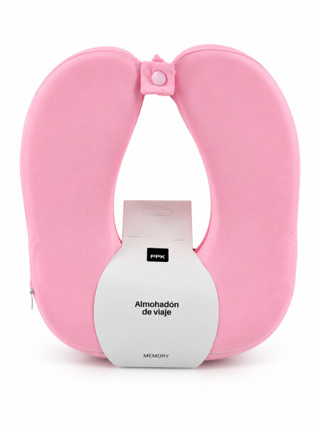 ALMOHADON VIAJE MEMORY ROSADO