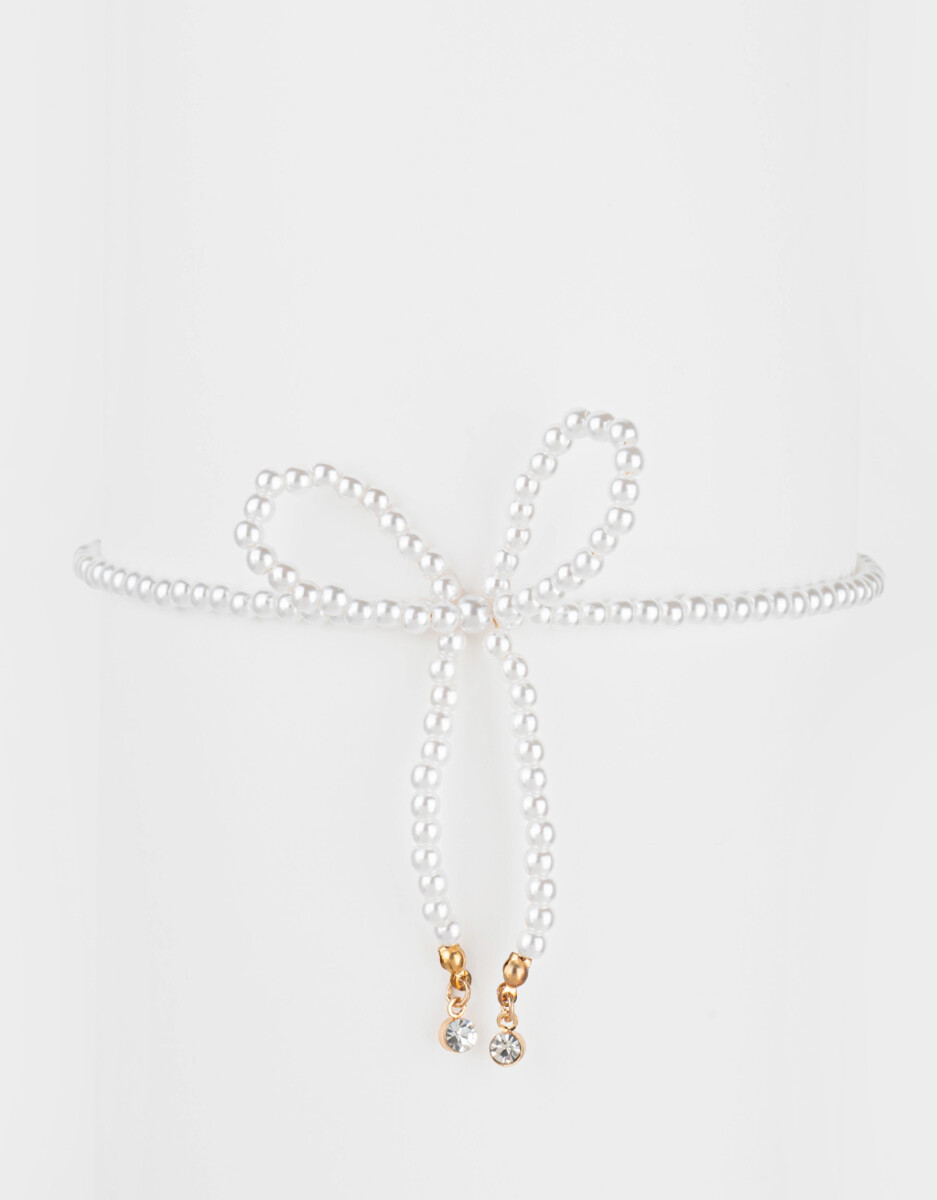 Choker Con Perlas 