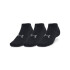 UA Essential Low Cut 3pk-PNK BLK-001
