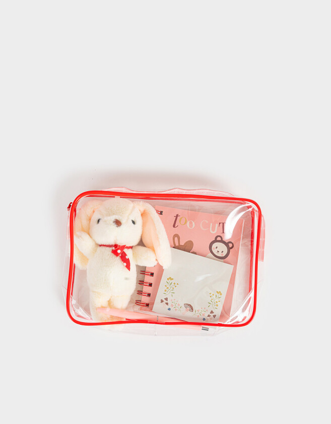 Librería Sets PVC Set De Librería En Pouch De Pvc Con Peluche - Combinacion Multicolor