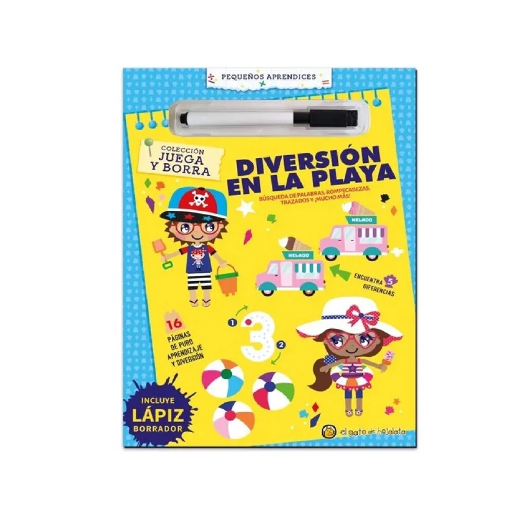 JUEGA Y BORRA. DIVERSION EN LA PLAYA JUEGA Y BORRA. DIVERSION EN LA PLAYA