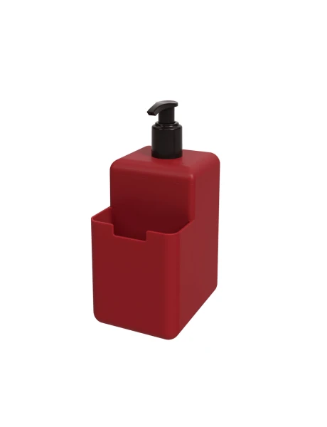 DISPENSADOR DE JABON PLAST SINGLE 500ML ROJO BOLD DISPENSADOR DE JABON PLAST SINGLE 500ML ROJO BOLD