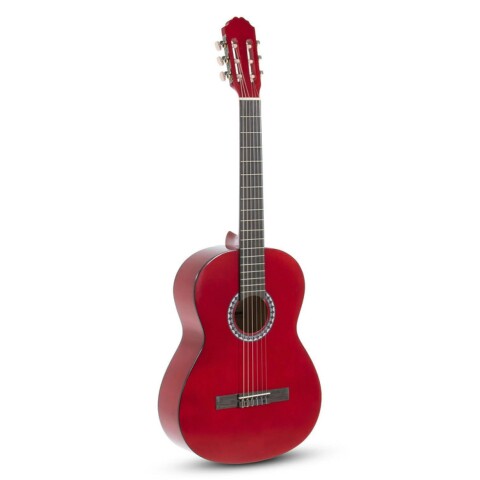 PURE GEWA Guitarra Clásica 4/4 color Rojo Unica