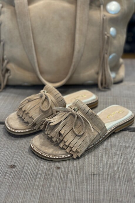 Sandalias Rita Gamuza Arena Sandalias Rita Gamuza Arena