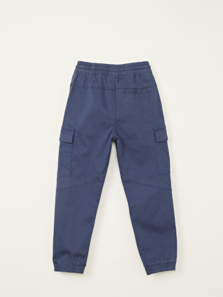 Pantalón jogger cintura elástica Azul Oscuro