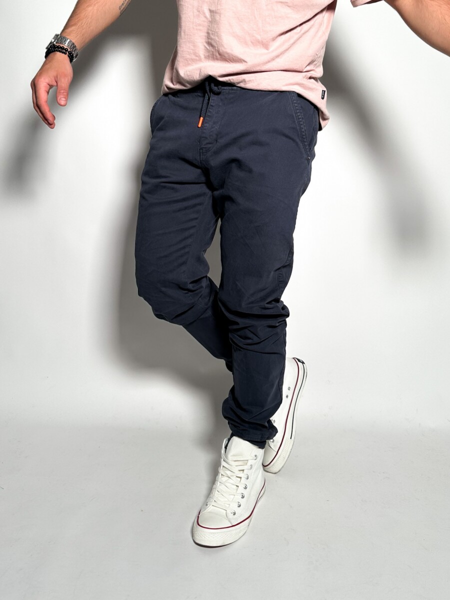 Pantalon con puño Jonas - Azul 