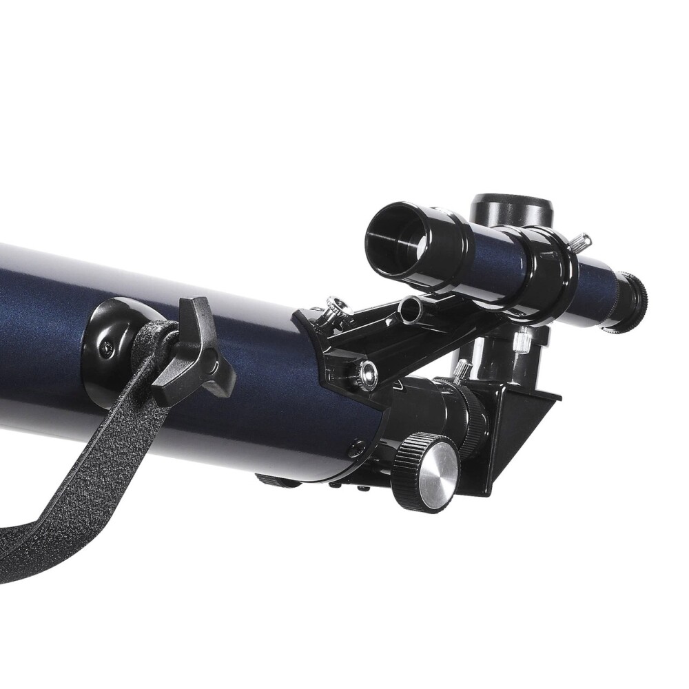 Telescopio Tasco Novice 60x700 mm – Refractor Azul con 402x y 6x24 TASCO - TELESCOPIO - 60 X 700 MM NOVICE BLUE REFRACTOR 402X MAG.6X24 FINDERSCOPE BOX