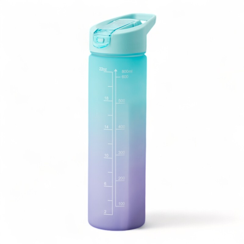 Botella Agua Motivacional 800 Ml Sin Color