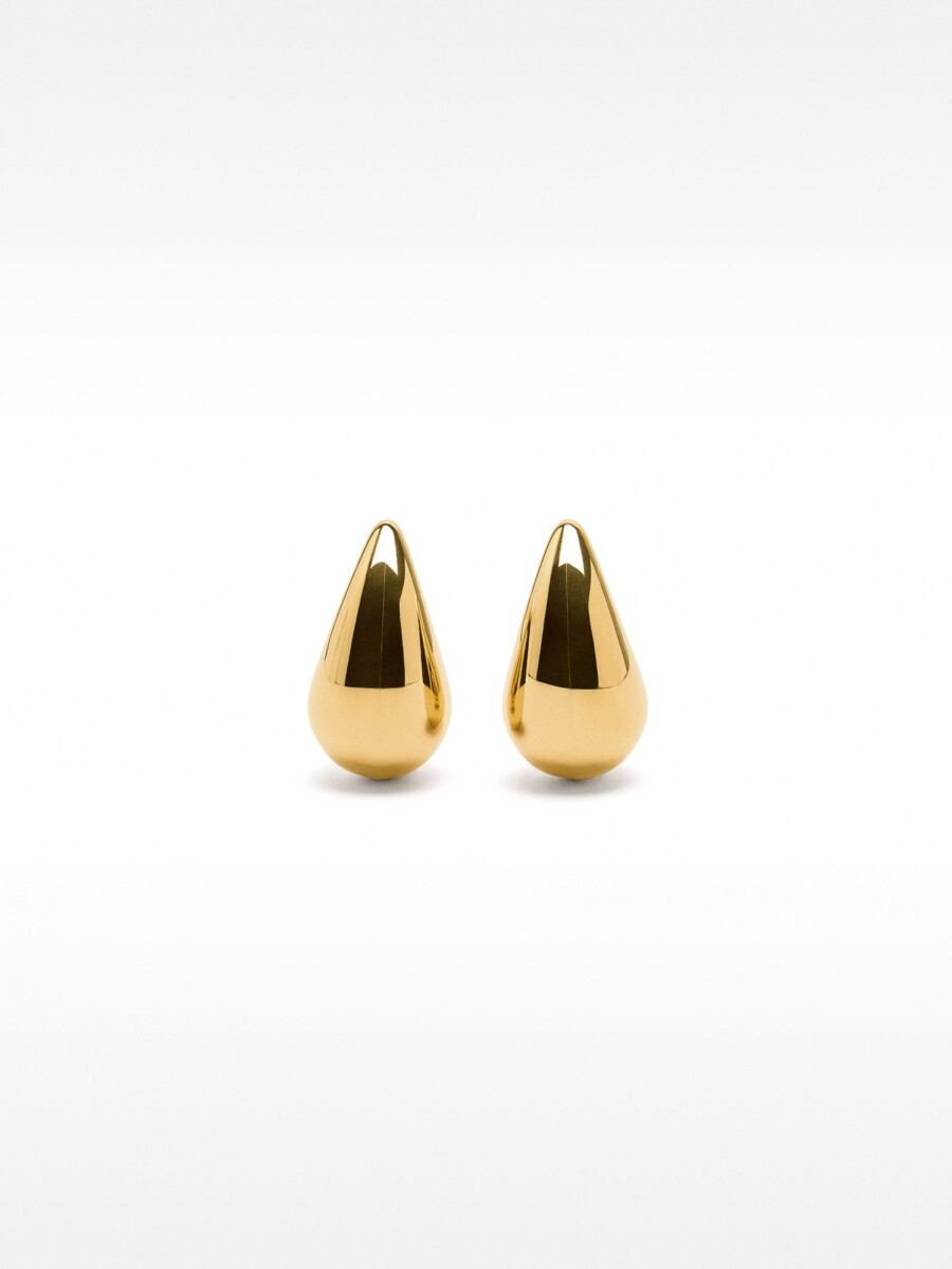 Pendientes Gota - Acero Inoxidable dorado
