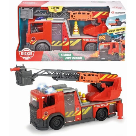 Patrulla de bomberos Dickie Scania 35cm Patrulla de bomberos Dickie Scania 35cm