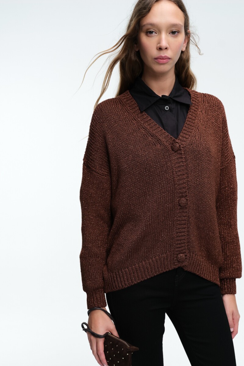CARDIGAN Marron