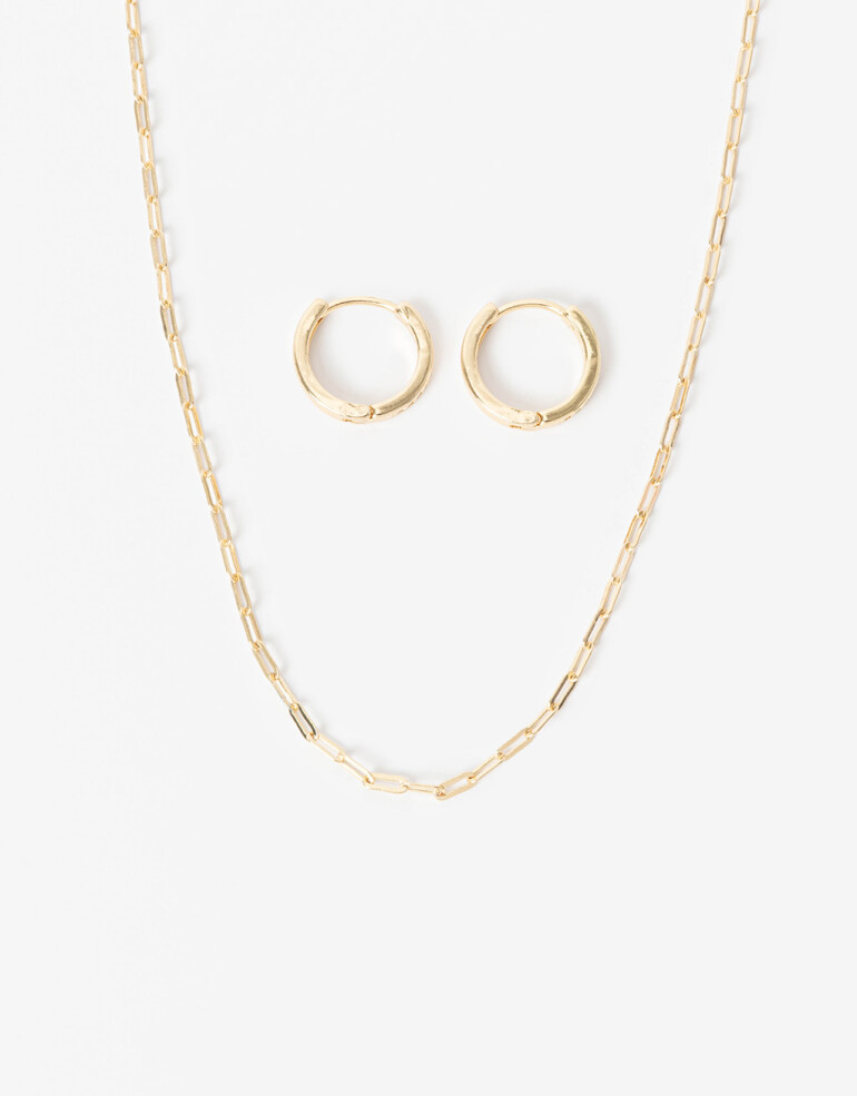 Bijouterie Set Strass Set De Bijouterie Delicates - Dorado