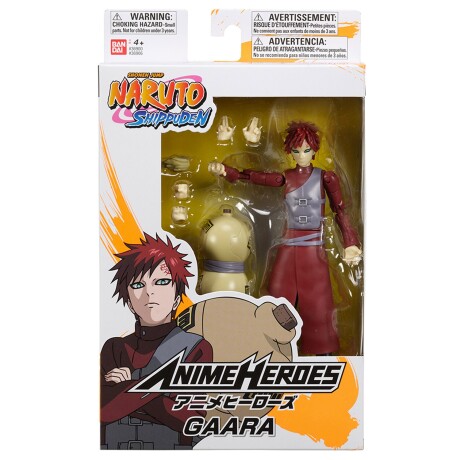 Muñeco figura articulada Naruto Anime Heroes 16cm Bandai Gaara
