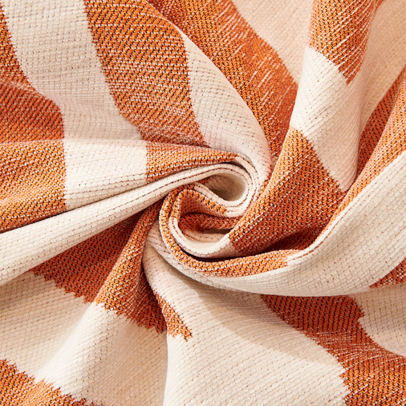Manta sillon y cama triángulos 130x180cm naranja