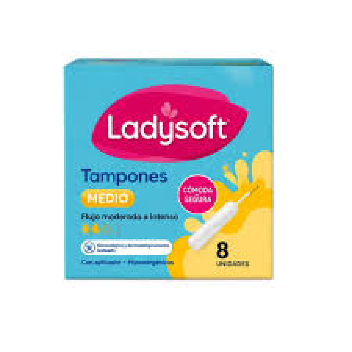 Tampones Ladysoft Medio x8 