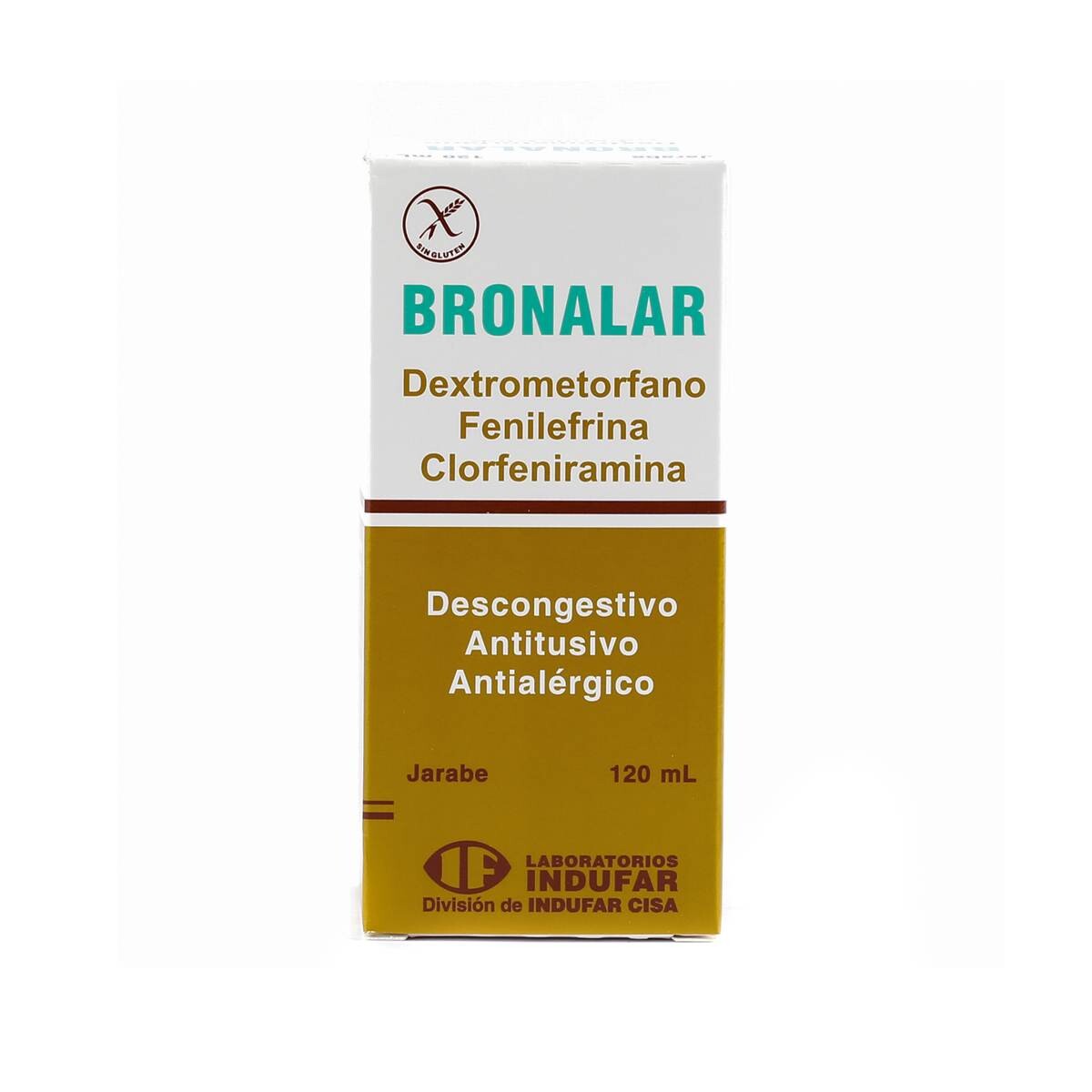 BRONALAR JARABE FRASCO X 120 ML. 