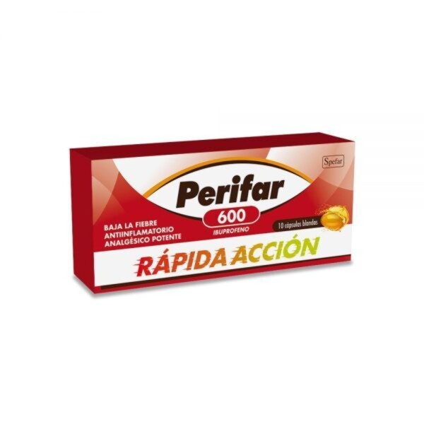 Perifar 600 x 10 cápsulas blandas Perifar 600 x 10 cápsulas blandas
