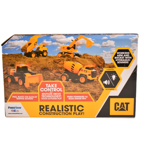 Excavadora Cat con luz y sonido de 10" 82268 Excavadora Cat con luz y sonido de 10" 82268