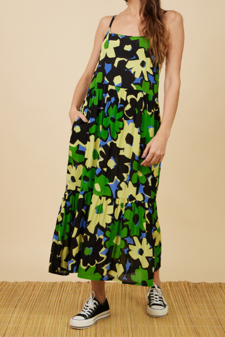 VESTIDO LARGO ANARA RUSTY Verde