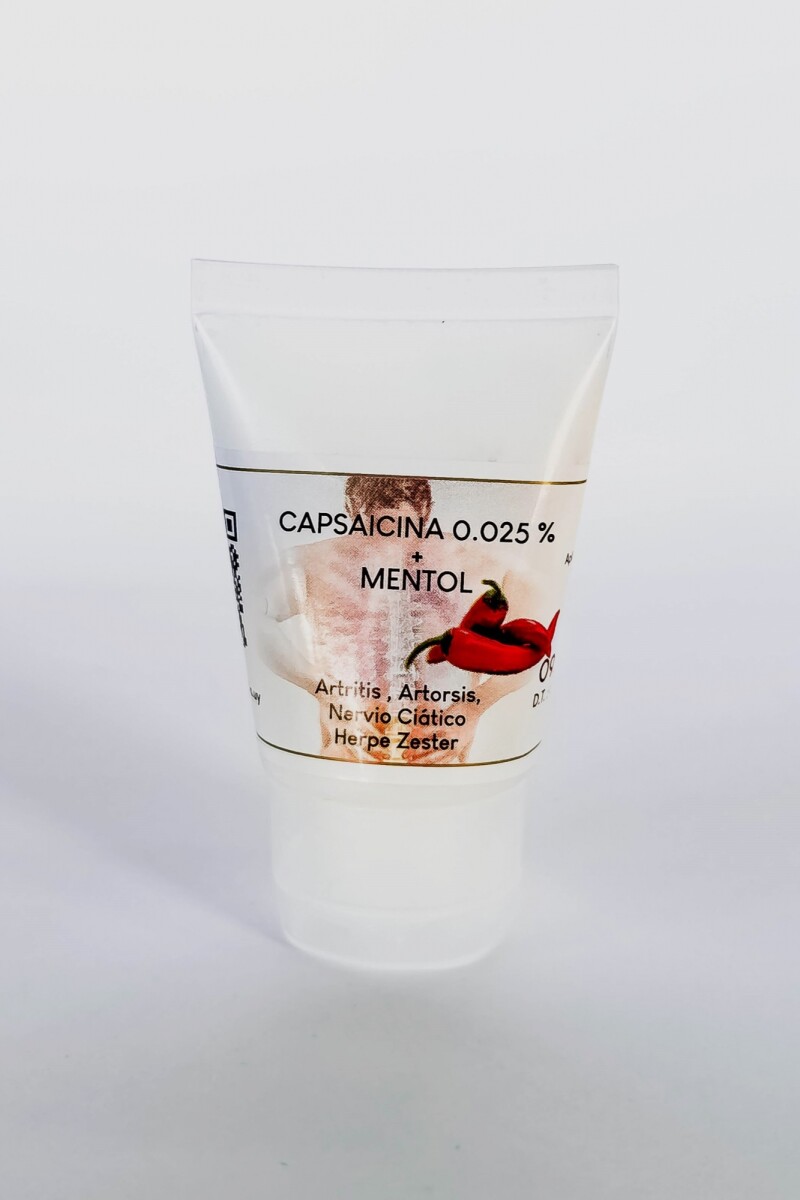 Crema Capsaicina 0,025% + Mentol 30gr