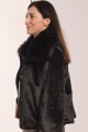 CHAQUETA REGINA LISO ECO PIEL NEGRO