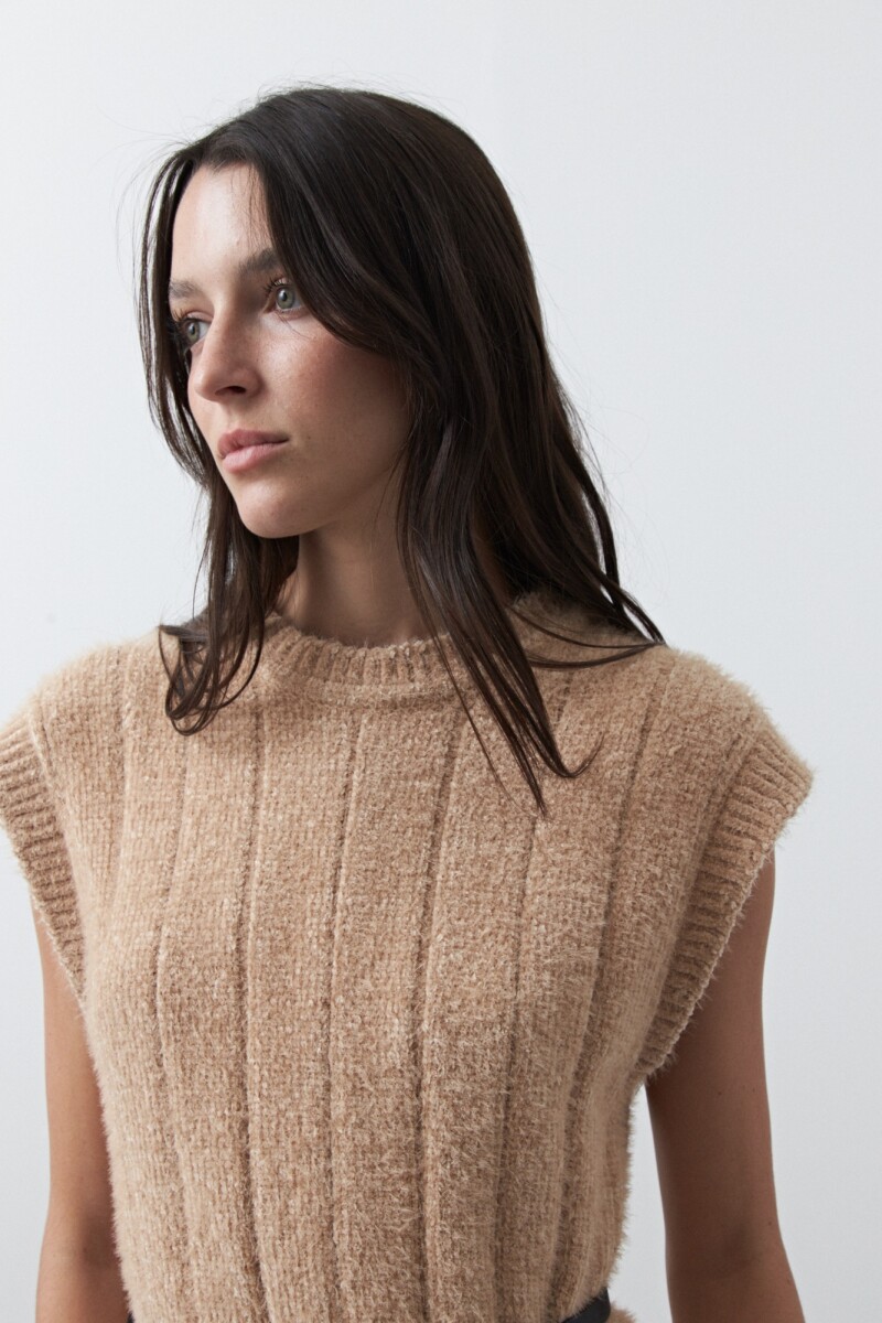 CHALECO HUANUCO Beige