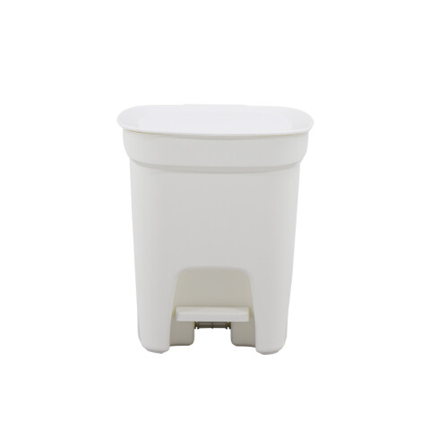 Papelera "COMPACT" 7 Lt. en polipropileno blanco TD0432