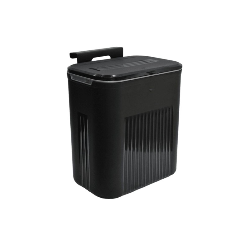 Tarro de residuos colgante 9lts NEGRO