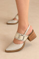 Zapato trevi Natural charol