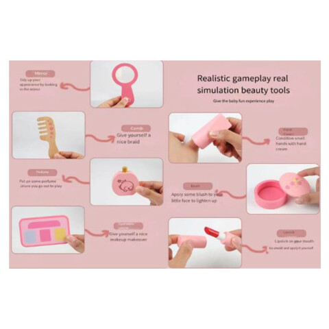 3X2 OUTLET Cómoda infantil c/espejo y accesorios de madera 3x2 Outlet Cómoda Infantil C/espejo Y Accesorios De Madera