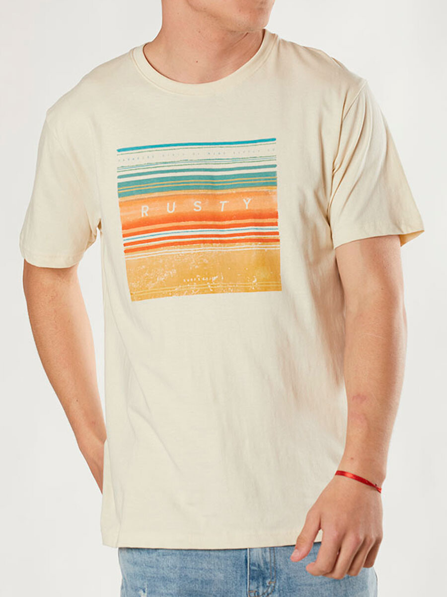 T-SHIRT GUILLE RUSTY - Crudo 