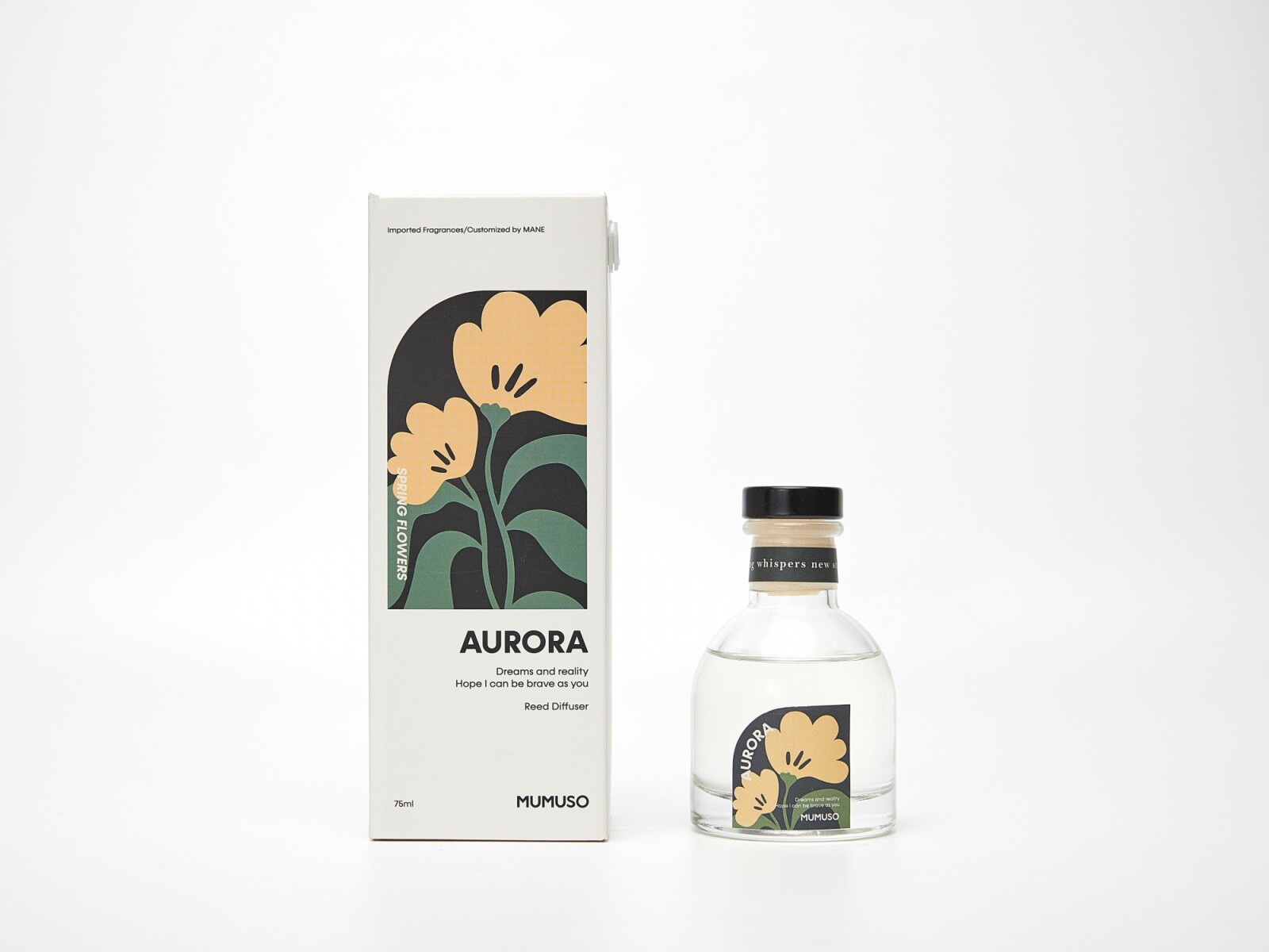 DIFUSOR DE ACEITE FLORES DE PRIMAVERA (AMARILLO/75 ML) 