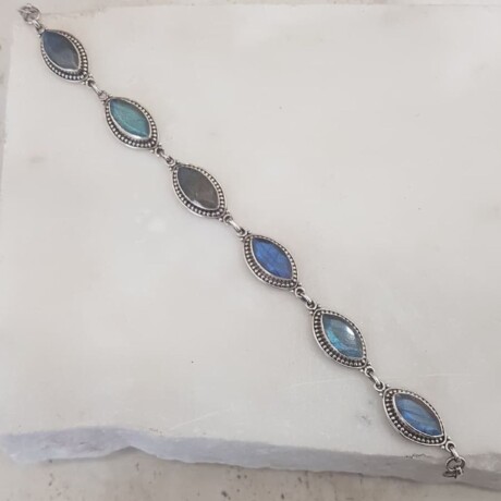 Pulsera Elena Labradorita - Plata 925 Pulsera Elena Labradorita - Plata 925