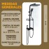Duchero Barral Exterior Monocomando Baño Display Temperatura Duchero Barral Exterior Monocomando Baño Display Temperatura