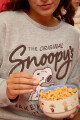 Sweater snoopy original cvc Gris melange