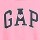Remera Logo Gap Niña Neon Pink Rose