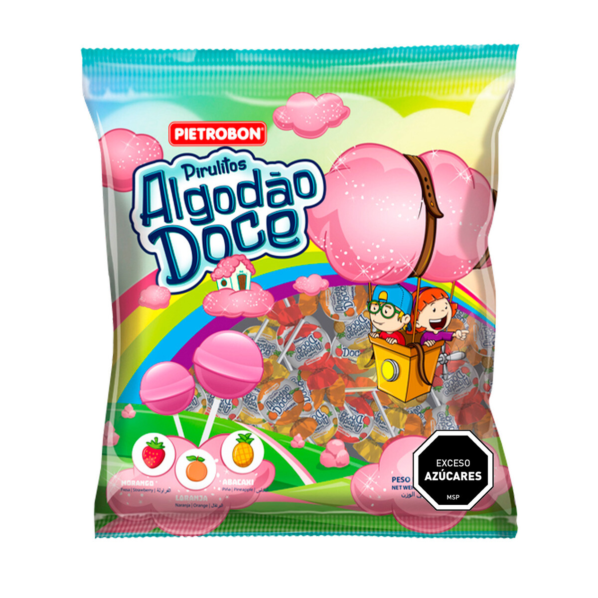 CHUPETIN RELL SHOWPOP 480G/24U SURTIDO ALGODON 