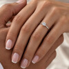 Anillo Novia Solitario de Oro Blanco 18k con Brillante. Anillo Novia Solitario de Oro Blanco 18k con Brillante.