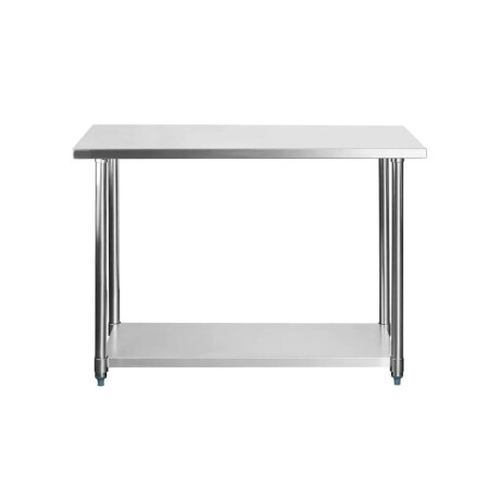 Mesada Central con Estante Inferior de Acero Inoxidable 120 x 60 x 85 cm Mesada Central con Estante Inferior de Acero Inoxidable 120 x 60 x 85 cm