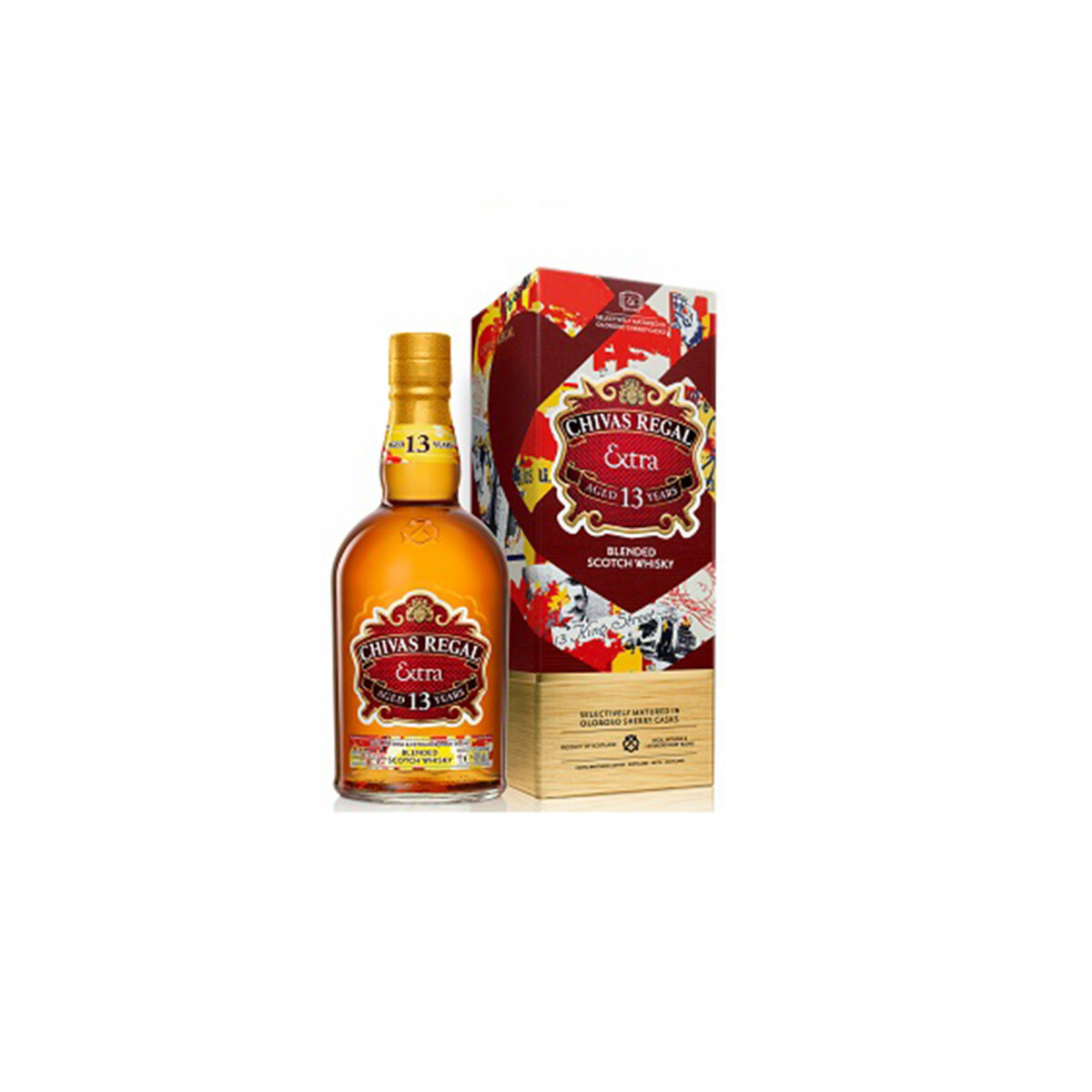 Whisky Escocés Chivas Regal Extra 13 Años - 1 Litro 